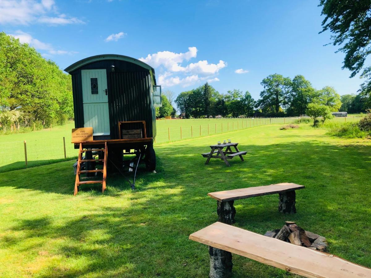 The Big Green Shepherds Hut Charlwood Exteriör bild