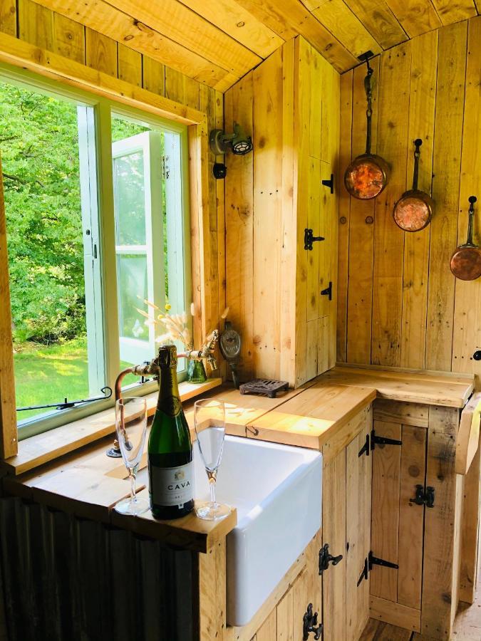 The Big Green Shepherds Hut Charlwood Exteriör bild